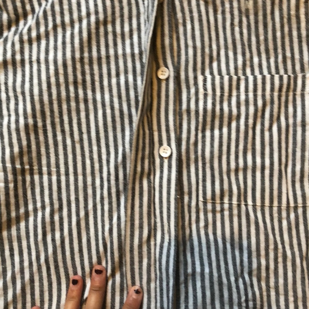 Striped button up - Picture 3 of 4